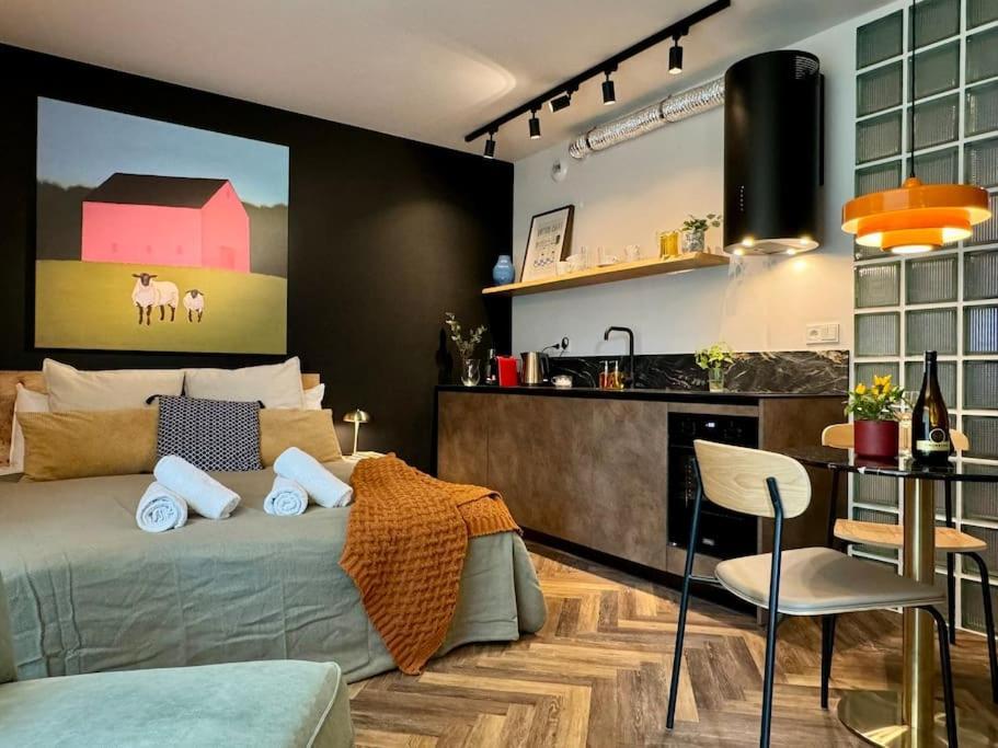 Art & High Studio Z Parkingiem Podziemnym Krynica-Zdrój Exteriör bild